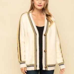 Mystree OVERSIZE CARDIGAN WITH COLORFUL STRIPES